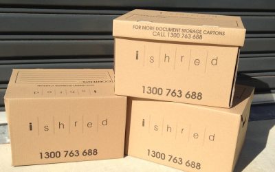 Storage Cartons for Secure Document Shredding