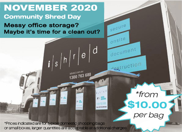 iShred 2020 November Community Shred Day
