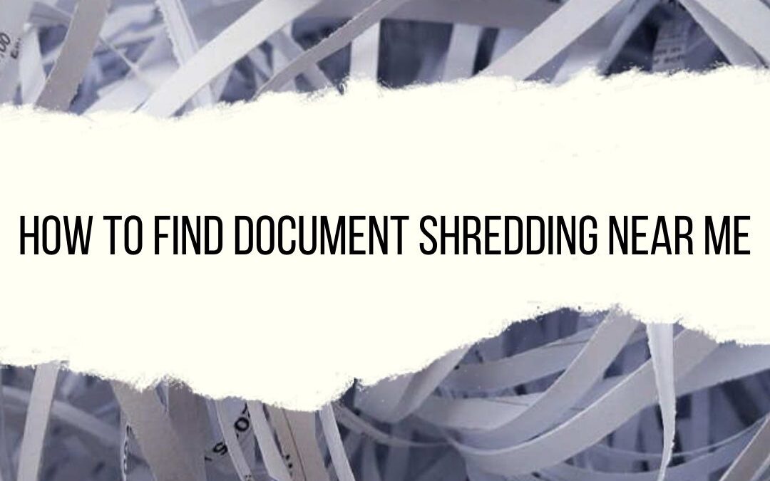 Document Shredding Near me